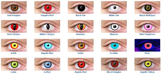 All Categories - colored contacts for halloween